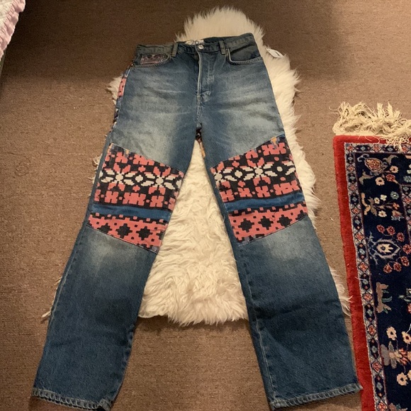 Free People Rocky Mountain Straight Leg Jeans - Picture 5 of 16